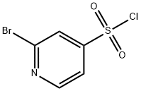2-溴-4-吡啶磺酰氯,1060811-61-1,结构式