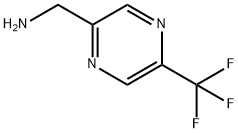 C-(5-TrifluoroMethyl-pyrazin-2-yl)-MethylaMine 结构式