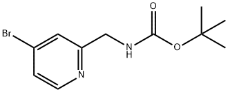tert-Butyl ((4-broMopyridin-2-yl)Methyl)carbaMate Structure