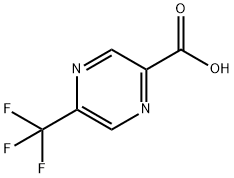 5-(TRIFLUOROMETHYL)PYRAZINE-2-CARBOXYLIC ACID Struktur