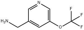 C-(5-TrifluoroMethoxy-pyridin-3-yl)-MethylaMine,1060815-06-6,结构式
