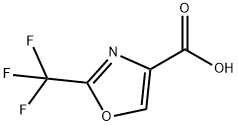 2-(三氟甲基)恶唑-4-羧酸, 1060816-01-4, 结构式
