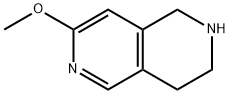 7-Methoxy-1,2,3,4-tetrahydro-2,6-naphthyridine Struktur