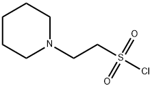 2-Piperidin-1-yl-ethanesulfonyl chloride 化学構造式