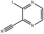 3-Iodopyrazine-2-carbonitrile 化学構造式