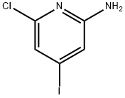 6-Chloro-4-iodo-pyridin-2-ylaMine Struktur