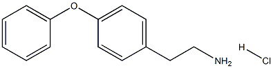 BenzeneethanaMine, 4-phenoxy-, hydrochloride Struktur