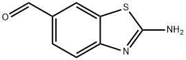 2-氨基苯并噻唑-6-甲醛 结构式