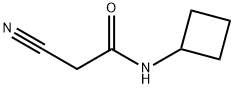 2-Cyano-N-cyclobutyl-acetaMide Struktur