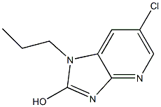 6-Chloro-1-propylimidazo[4,5-b]pyridin-2-ol Struktur