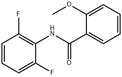 N-(2,6-二氟苯基)-2-甲氧基苯甲酰胺,1065134-54-4,结构式