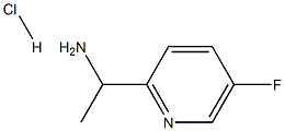 5-fluoro-a-Methyl-2-PyridineMethanaMine hydrochloride Struktur