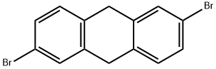 2,6-ジブロモ-9,10-ジヒドロアントラセン 化学構造式