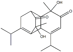 3,10-Dihydroxy-5,11-dielMenthadiene-4,9-dione Struktur