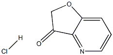 Furo[3,2-b]pyridin-3(2H)-one hydrochloride 化学構造式