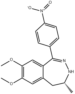 (R)-7,8-diMethoxy-4-Methyl-1-(4-nitrophenyl)-4,5-dihydro-3H-benzo[d][1,2]diazepine Structure