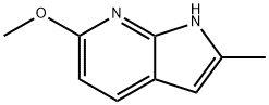 6-Methoxy-2-Methyl-1H-pyrrolo[2,3-b]pyridine Structure