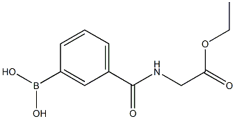 Ethyl (3-boronobenzoylaMino)acetate Struktur