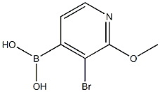 3-BroMo-2-Methyoxypyridine-4-boronic acid,1072946-00-9,结构式