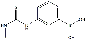 3-(3-Methylthioureido)phenylboronic acid 化学構造式