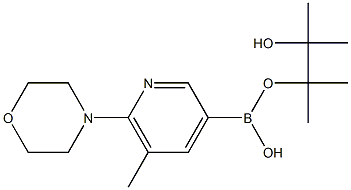 5-METHYL-6-MORPHOLINOPYRIDINE-3-BORONIC ACID PINACOL ESTER,1073372-03-8,结构式