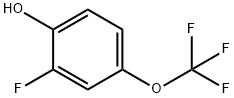2-氟-4-(三氟甲氧基)苯酚, 1073477-74-3, 结构式