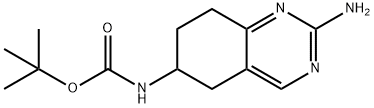 (2-AMino-5,6,7,8-tetrahydro-quinazolin-6-yl)-carbaMic acid tert-butyl ester Struktur