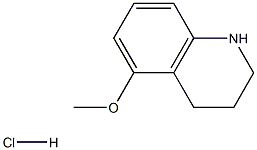 5-甲氧基-1,2,3,4-四氢喹啉盐酸盐 结构式