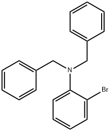 N,N-二苯甲基-2-溴苯胺 结构式