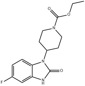 4-(5-플루오로-2-옥소-2,3-디하이드로-벤조이미다졸-1-일)-피페리딘-1-카르복실산에틸에스테르