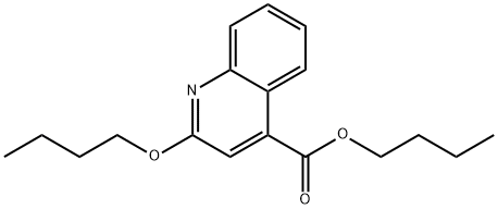 butyl 2-butoxyquinoline-4-carboxylate Structure