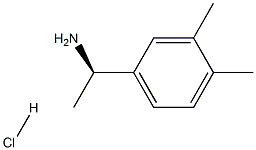 (R)-1-(3,4-ジメチルフェニル)エタンアミン塩酸塩 化学構造式