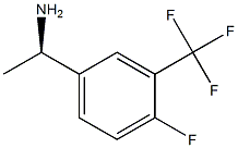 (1R)-1-[4-FLUORO-3-(TRIFLUOROMETHYL)PHENYL]ETHYLAMINE Struktur