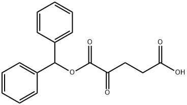 5-(benzhydryloxy)-4,5-dioxopentanoic acid Structure