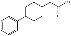 2-(4-苯基环己基)乙酸,108062-27-7,结构式