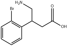 4-AMino-3-(2-broMophenyl)butanoic acid Structure