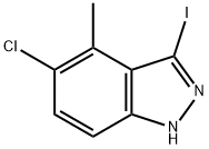 5-Chloro-3-iodo-4-Methylindazole,1082040-16-1,结构式