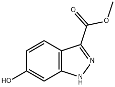 6-羟基-3-吲唑羧酸甲酯 结构式