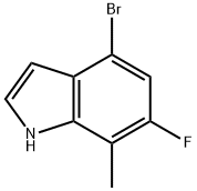 1082040-78-5 4-溴-6-氟-7-甲基-1H-吲哚