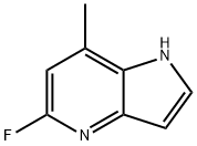 5-Fluoro-7-Methyl-4-azaindole 化学構造式