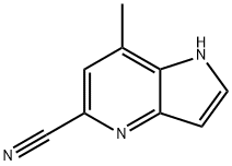 5-Cyano-7-Methyl-4-azaindole 结构式