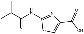 2-isobutyraMidothiazole-4-carboxylic acid Struktur