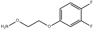 O-(2-(3,4-difluorophenoxy)ethyl)hydroxylaMine Structure