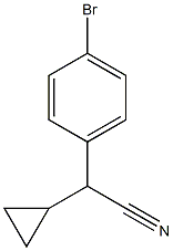 (4-BroMo-phenyl)-cyclopropyl-acetonitrile 结构式