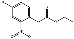 2-(2-硝基-4-氯苯基)乙酸乙酯, 108274-38-0, 结构式