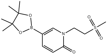 1-[2-(Methylsulfonyl)ethyl]-6-oxo-1,6-dihydropyridine-3-boronic Acid Pinacol Ester|1-(2-甲砜基乙基)-6-氧代-1,6-二氢吡啶-3-硼酸频哪醇酯