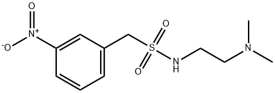 N-(2-(diMethylaMino)ethyl)-1-(3-nitrophenyl)MethanesulfonaMide Struktur