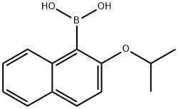 2-异丙氧基萘-1-硼酸, 1084904-39-1, 结构式
