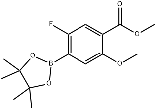 5-fluoro-2-Methoxy-4-(4,4,5,5-tetraMethyl-1,3,2-dioxaborolan-2-yl)benzoic acid|5-氟-2-甲氧基-4-(4,4,5,5-四甲基-1,3,2-二噁硼烷-2-基)苯甲酸甲酯