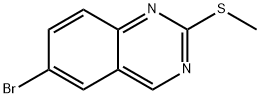 6-BroMo-2-(Methylthio)-quinazoline Structure